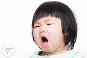 Asia baby girl cough